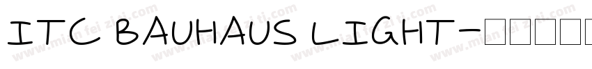 ITC Bauhaus Light字体转换